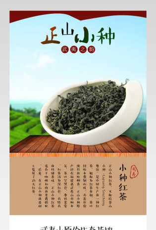 简约风春茶上新详情页产品描述页通用
