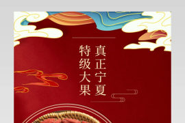 国潮中国风日常通用医疗保健枸杞详情页