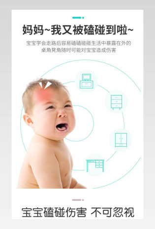 防撞条家用儿童墙角保护宝宝桌角防碰撞墙贴软包防护婴儿桌子包边详情页