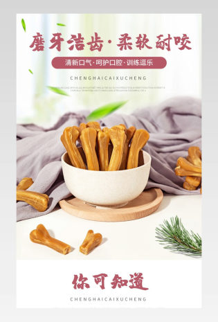 宠物用品狗狗磨牙棒道具零食详情页