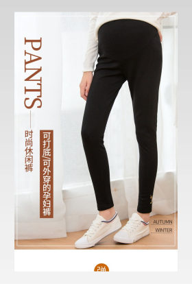 时尚春秋孕妇打底外穿裤女装详情页