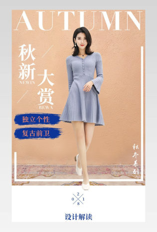 春秋复古时尚日常通用女装秋装新款原创印花丝绒套头长袖卫衣女详情页