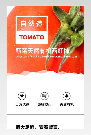 蔬菜食品绿色新鲜原生态有机食品西红柿