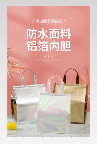 外卖收纳详情页冬季夏季保暖热水袋胶袋保温保冷保暖袋详情页
