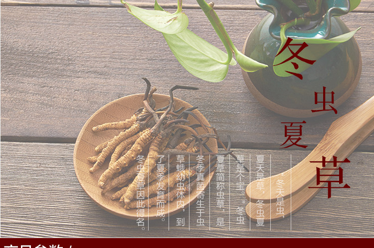 冬虫夏草详情页